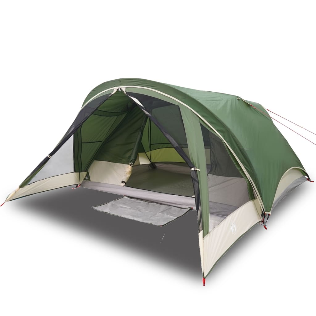 Tente de camping 4 personnes verte imperméable