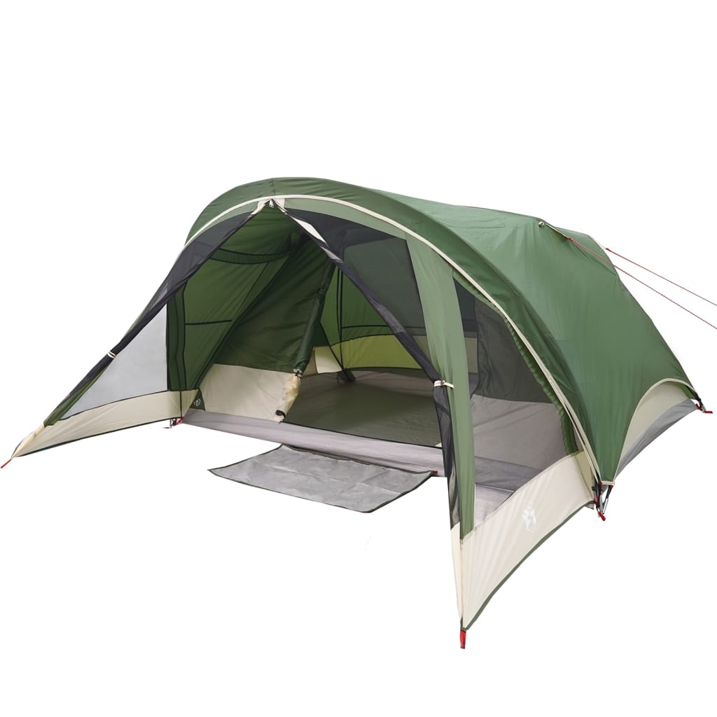 Tente de camping 4 personnes verte imperméable