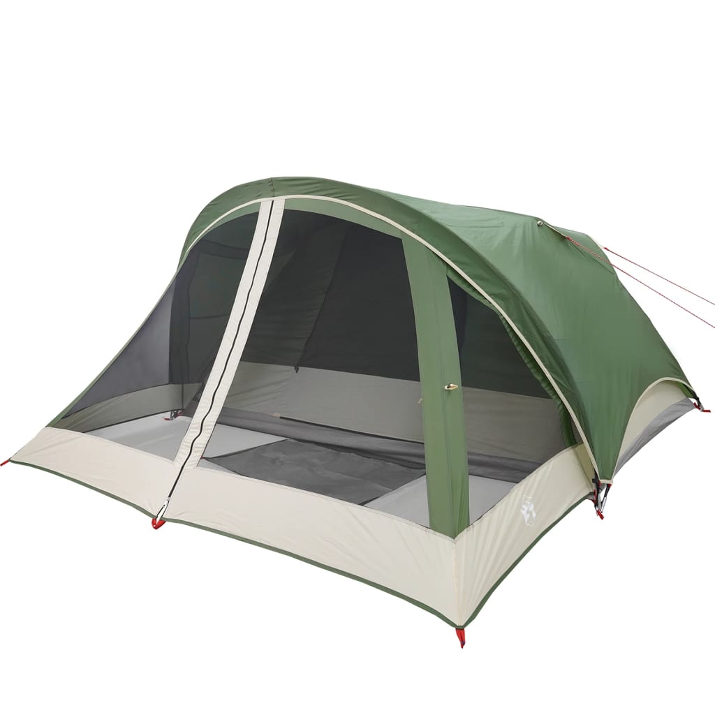 Tente de camping 4 personnes verte imperméable