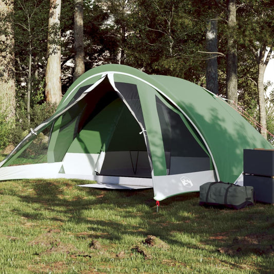 Tente de camping 4 personnes verte imperméable