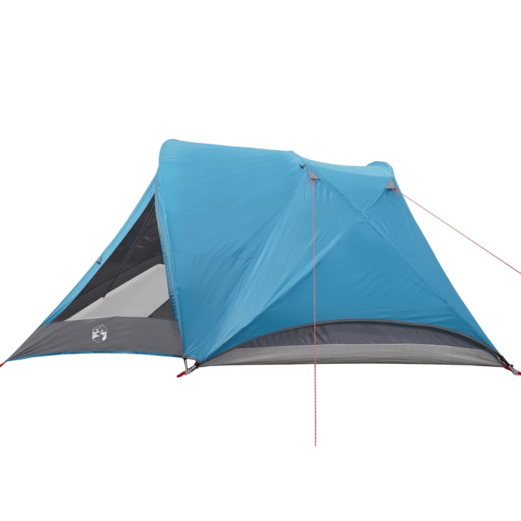 Tente de camping 4 personnes bleue imperméable