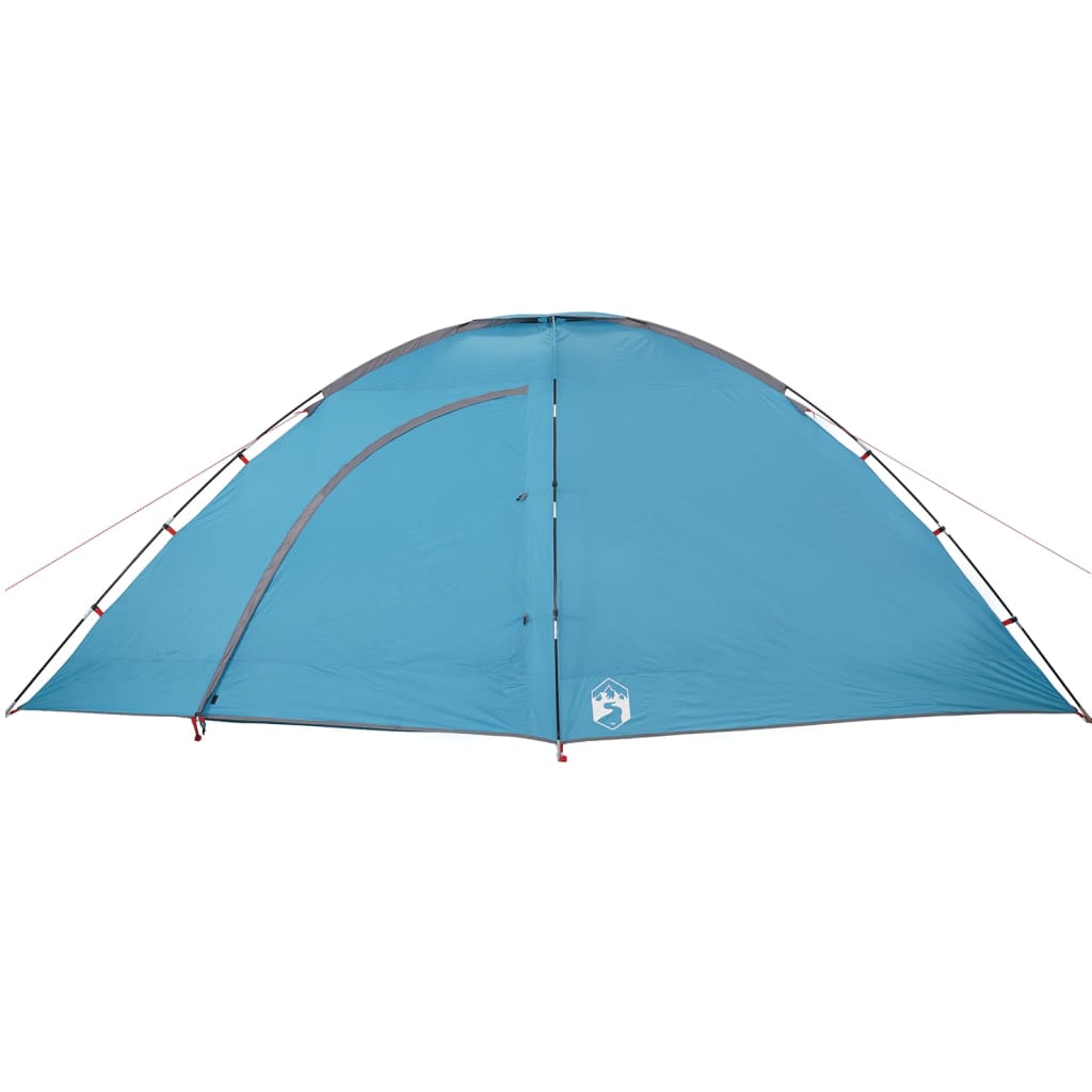 Tente de camping 8 personnes bleue imperméable