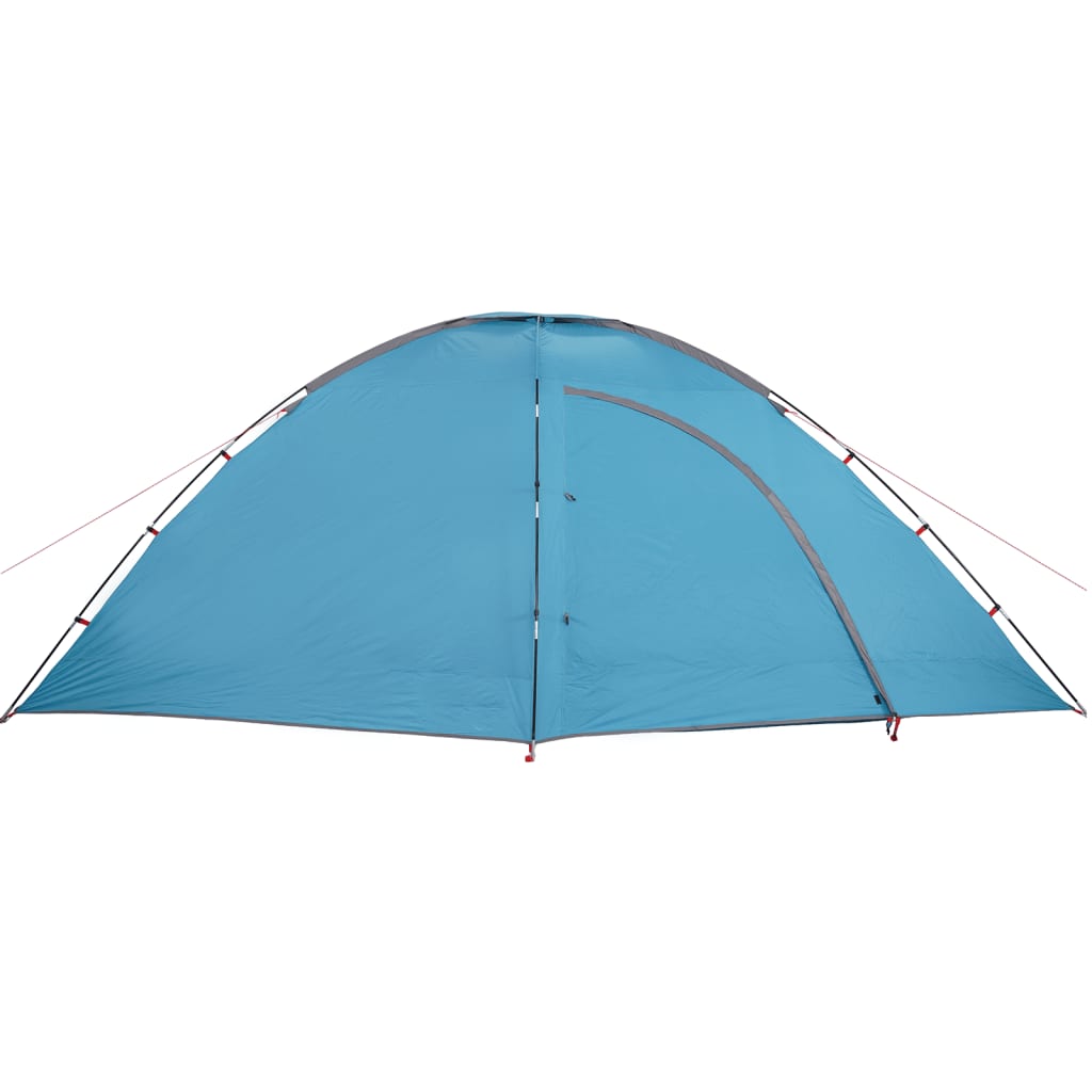 Tente de camping 8 personnes bleue imperméable