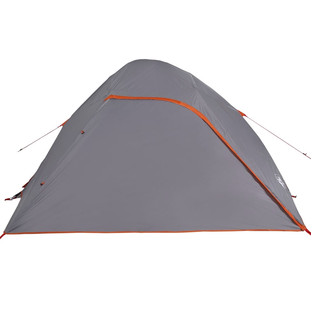 Tente de camping dôme 4 personnes grise imperméable