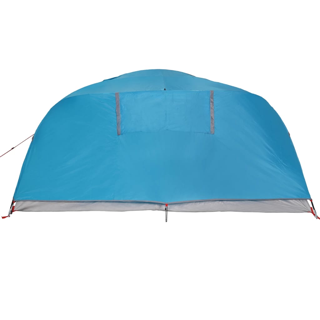 Tente de camping dôme 4 personnes bleue imperméable