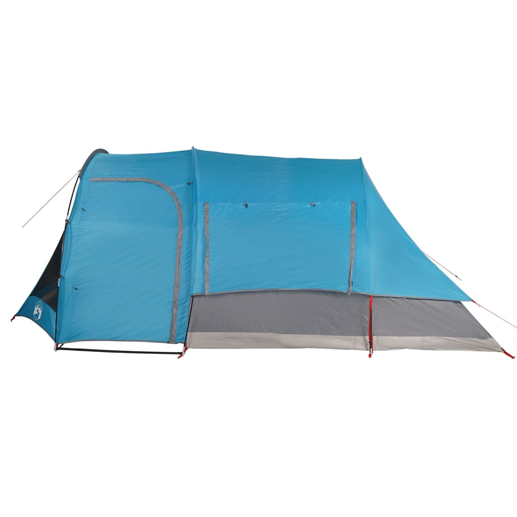 Tente familiale 6 personnes bleue imperméable