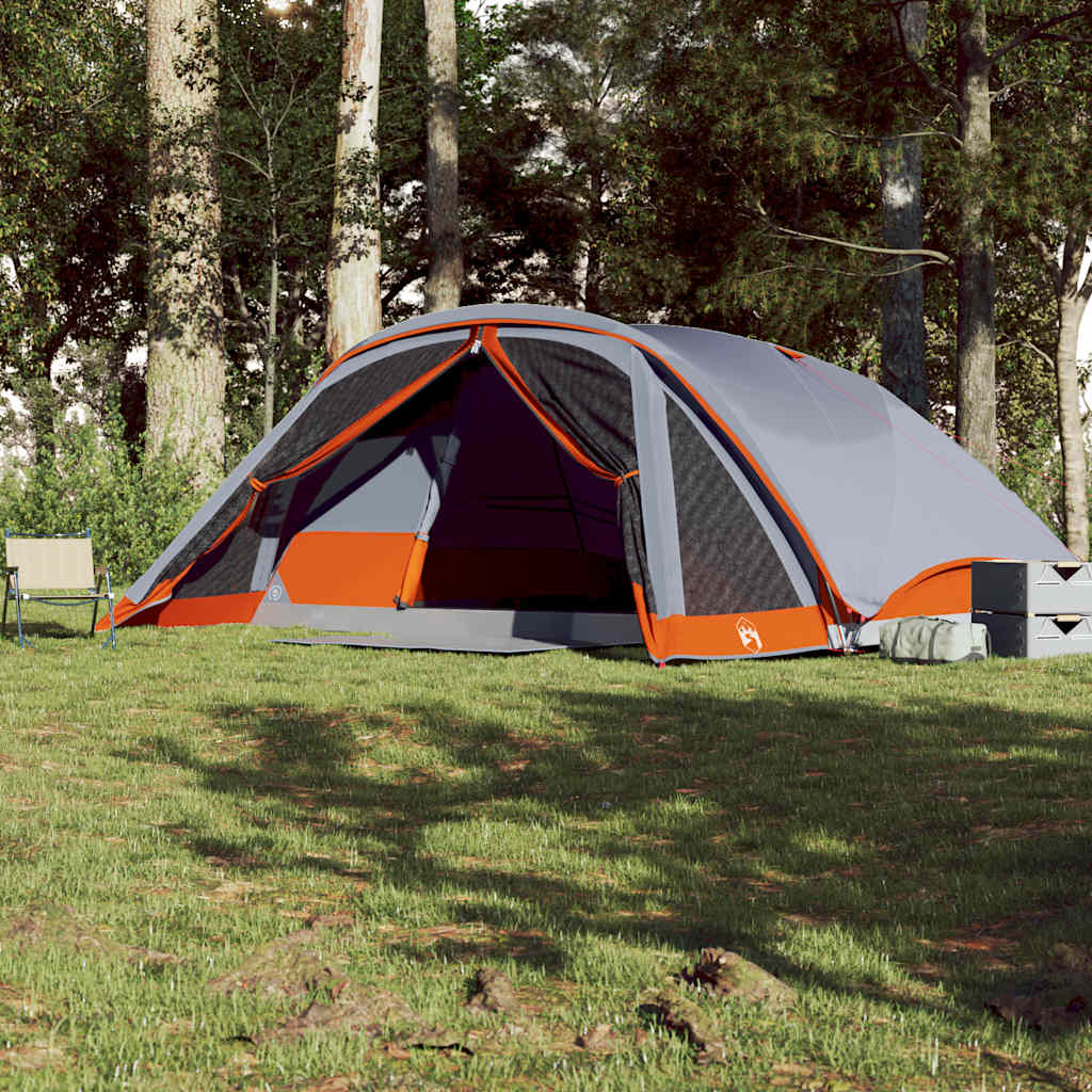 Tente familiale pour 6 personnes grise imperméable