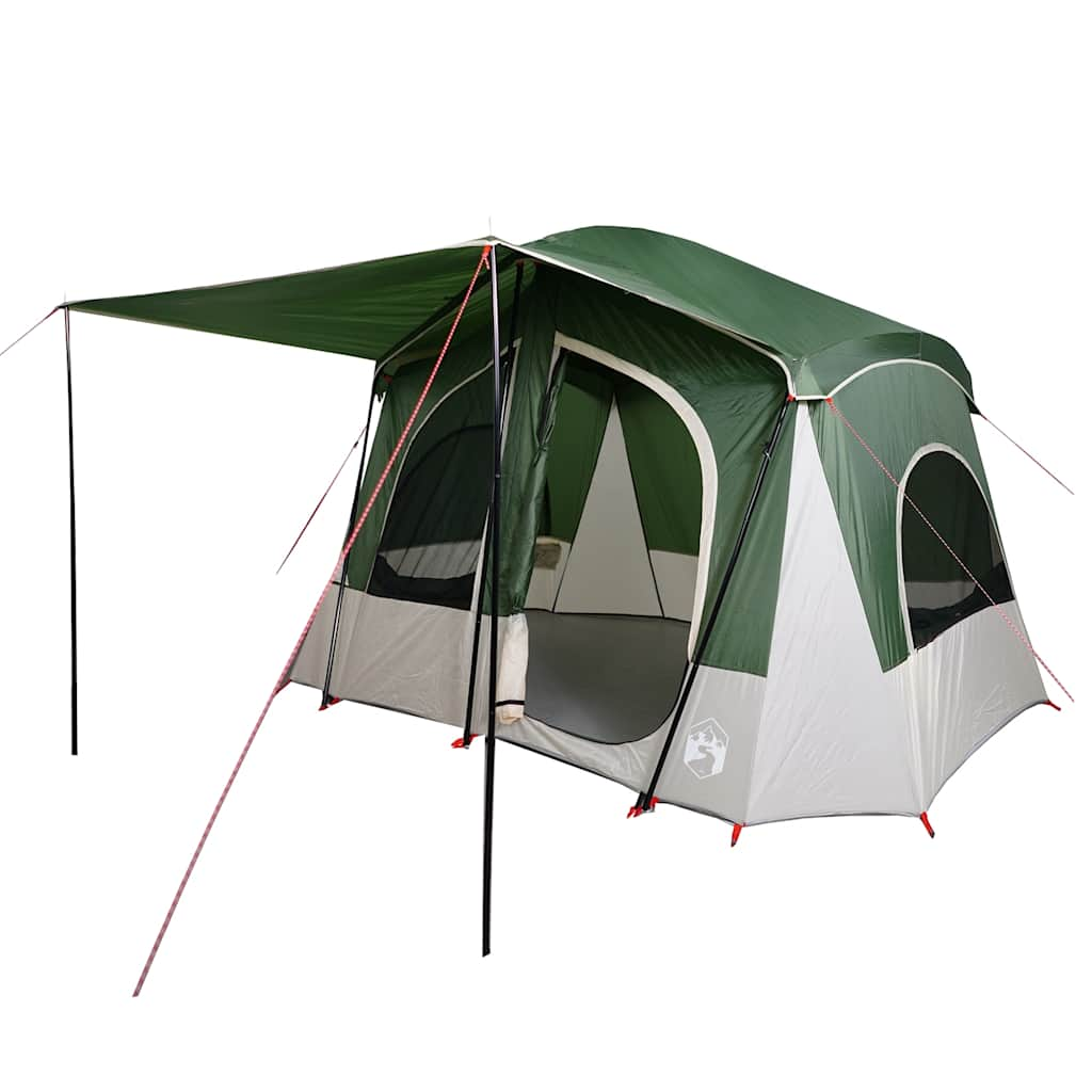 Tente de camping 5 personnes verte imperméable