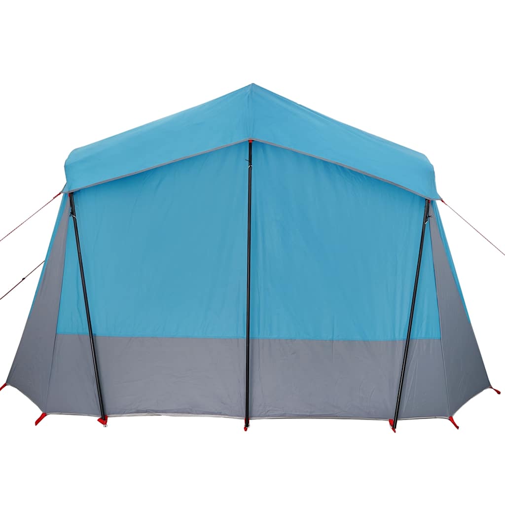 Tente de camping 5 personnes bleue imperméable