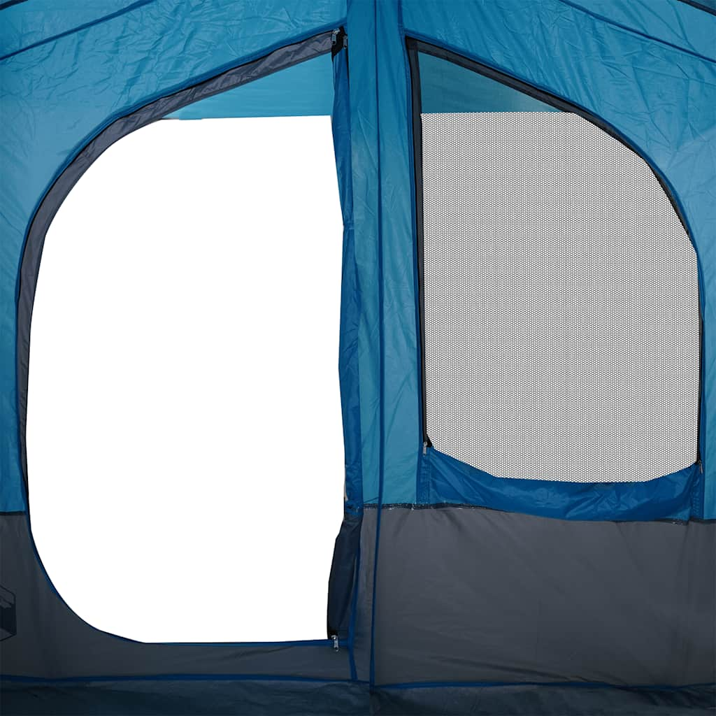 Tente de camping 5 personnes bleue imperméable