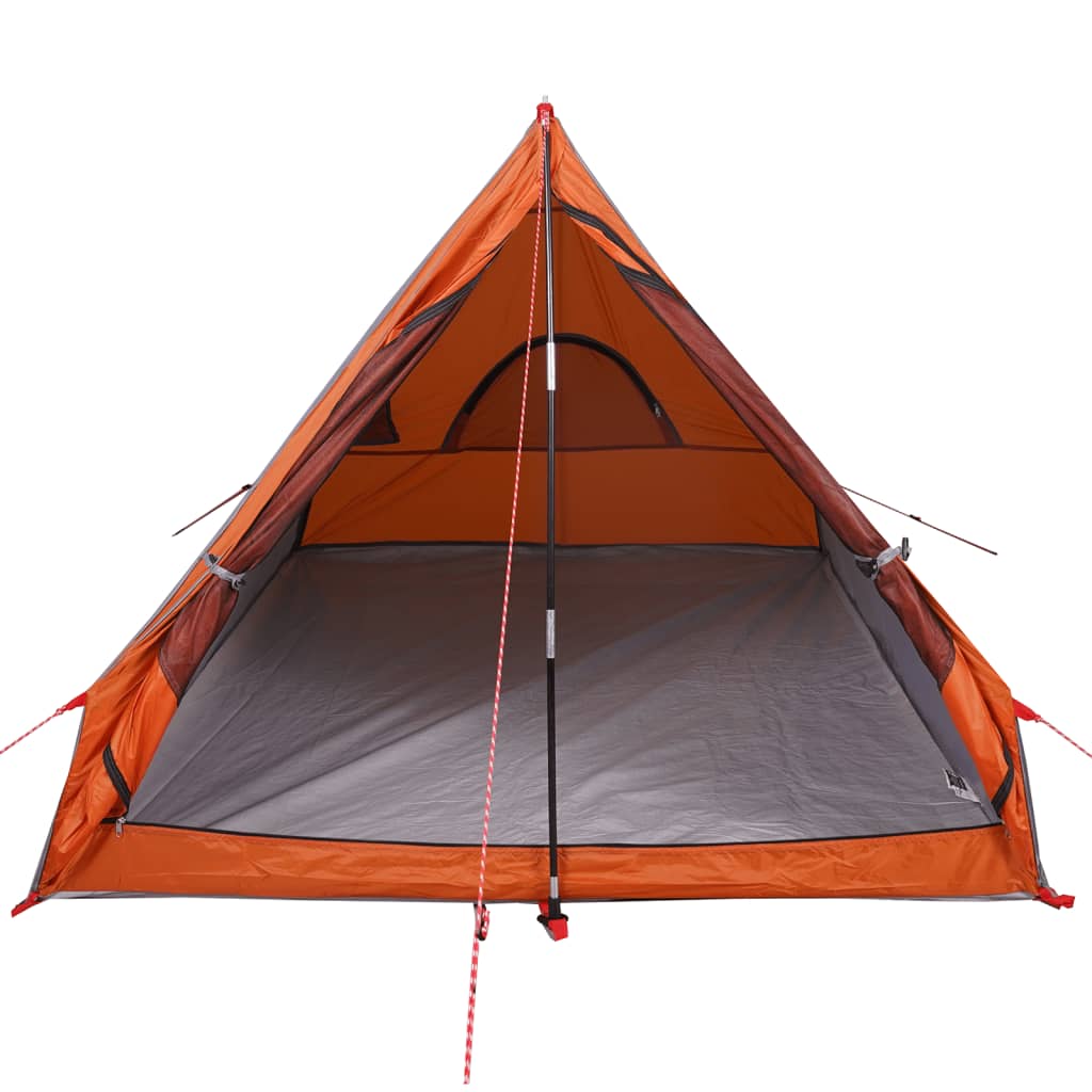 Tente de camping forme A 2 personnes grise imperméable