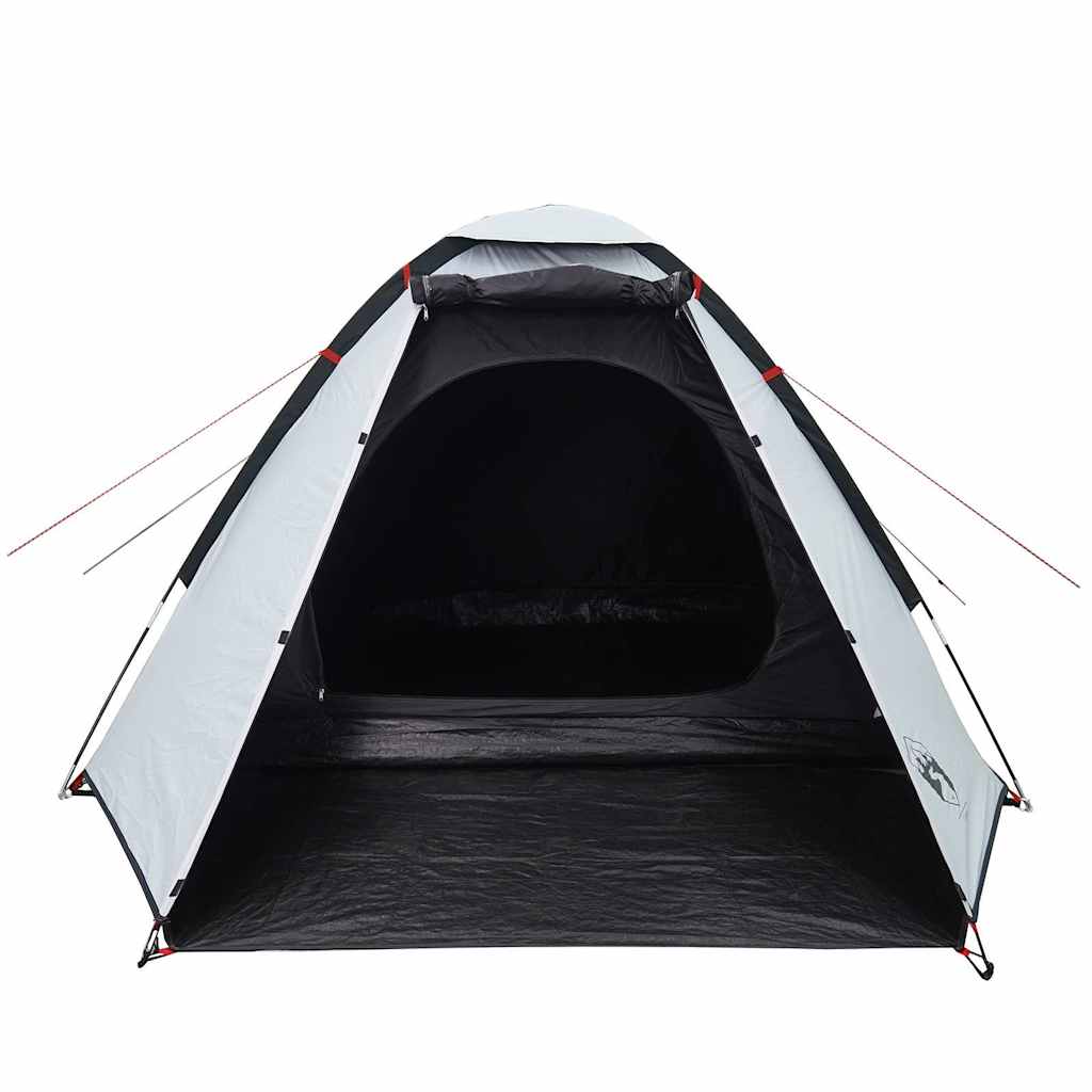 Tente de camping dôme 2 personnes blanc foncé imperméable