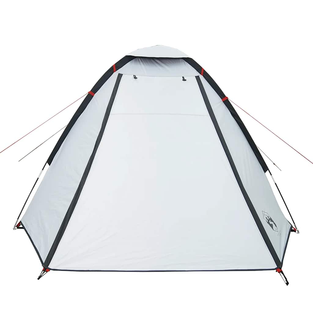 Tente de camping dôme 2 personnes blanc foncé imperméable