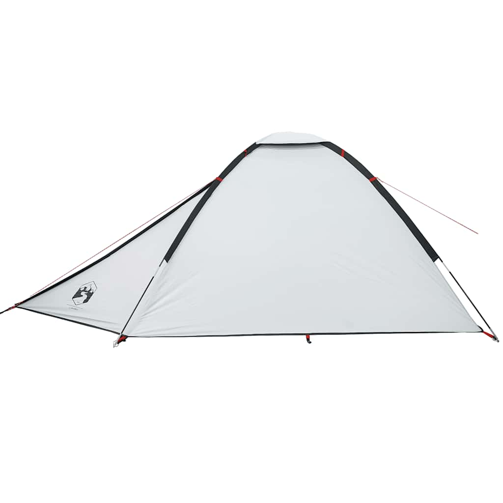 Tente de camping dôme 2 personnes blanc foncé imperméable