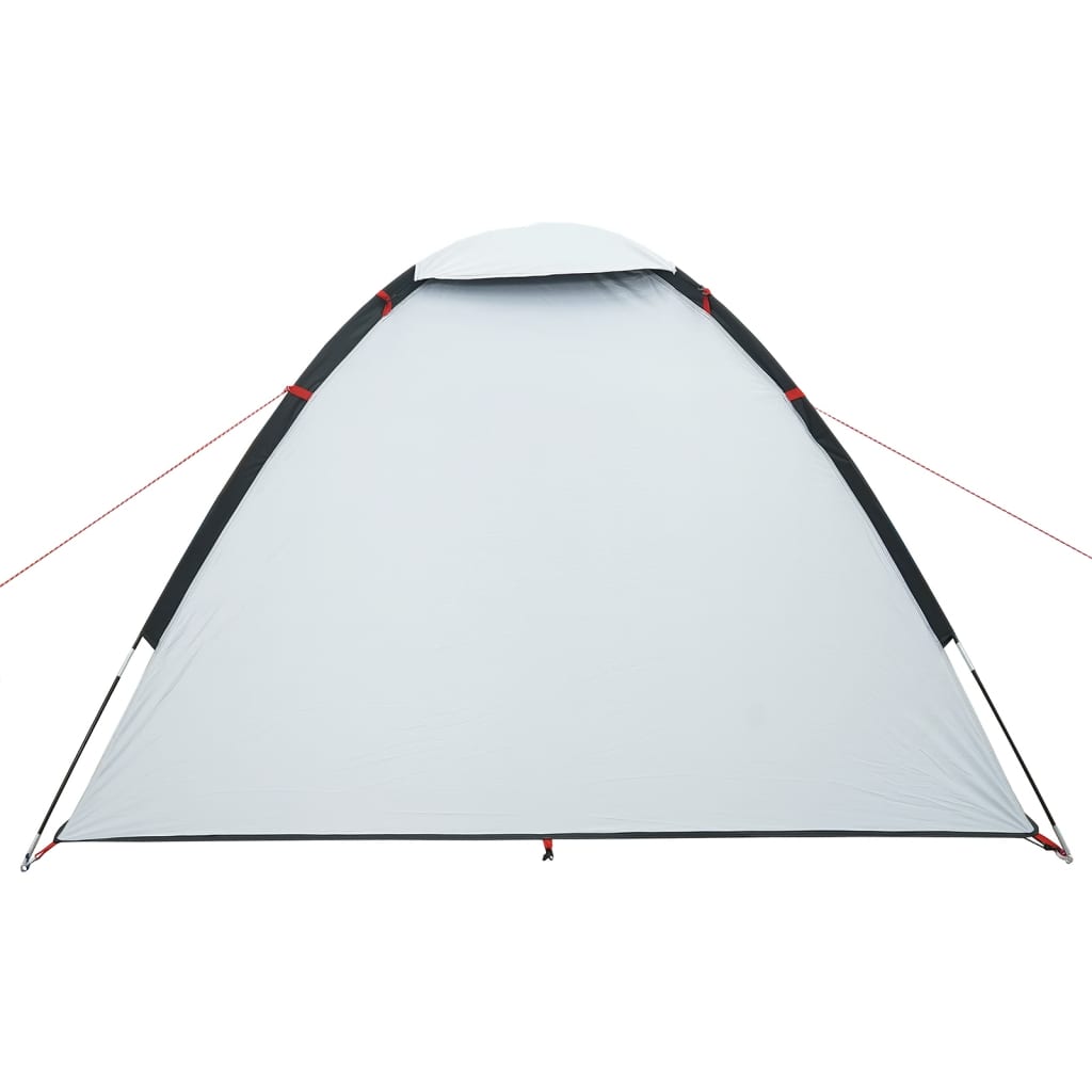 Tente de camping dôme 2 personnes blanc foncé imperméable