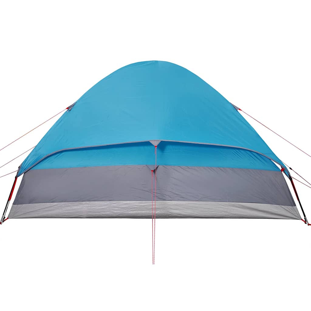 Tente de camping dôme 2 personnes bleue imperméable