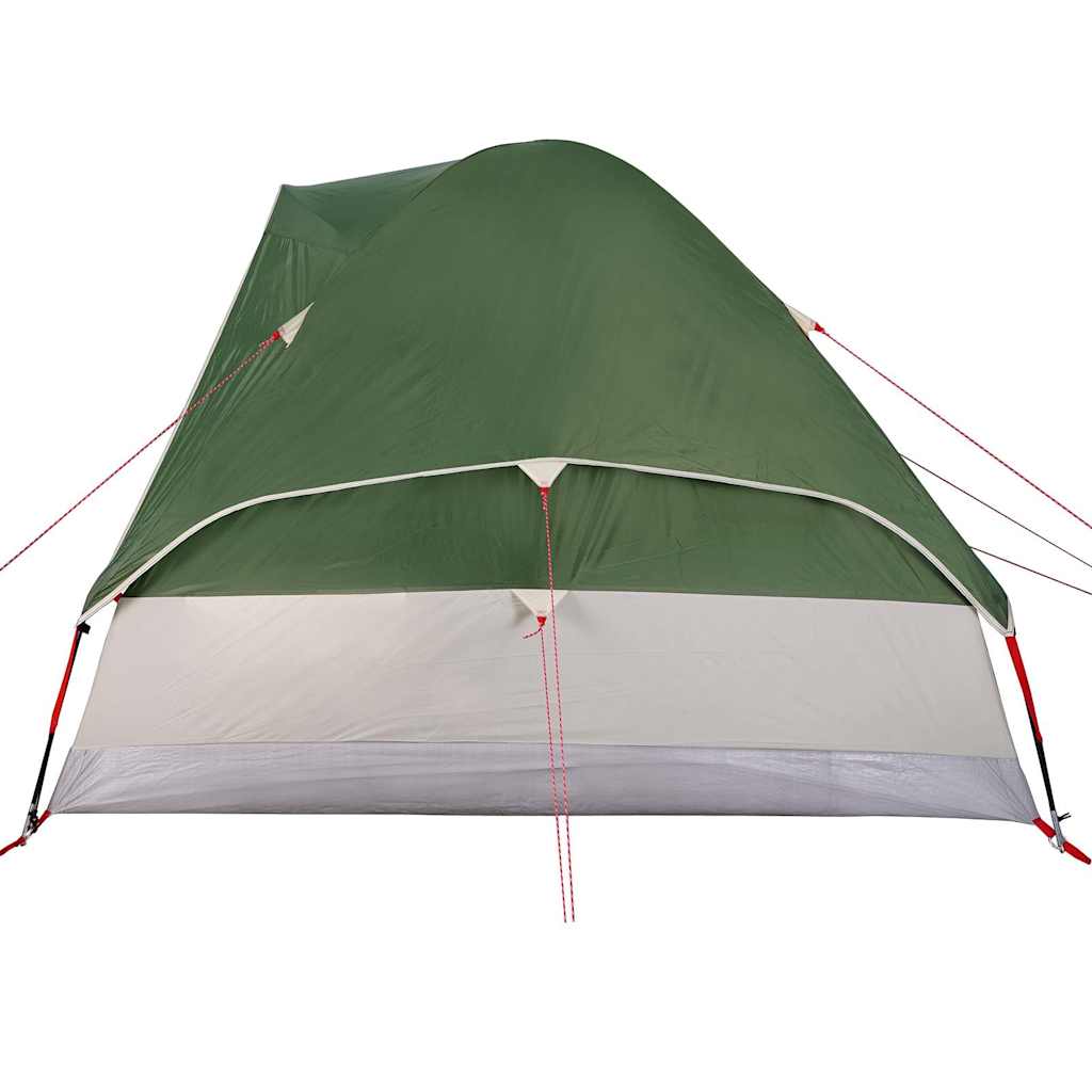 Tente de camping dôme 4 personnes verte imperméable