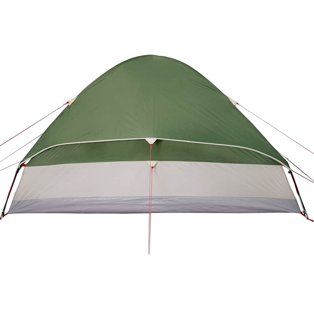 Tente de camping dôme 4 personnes verte imperméable