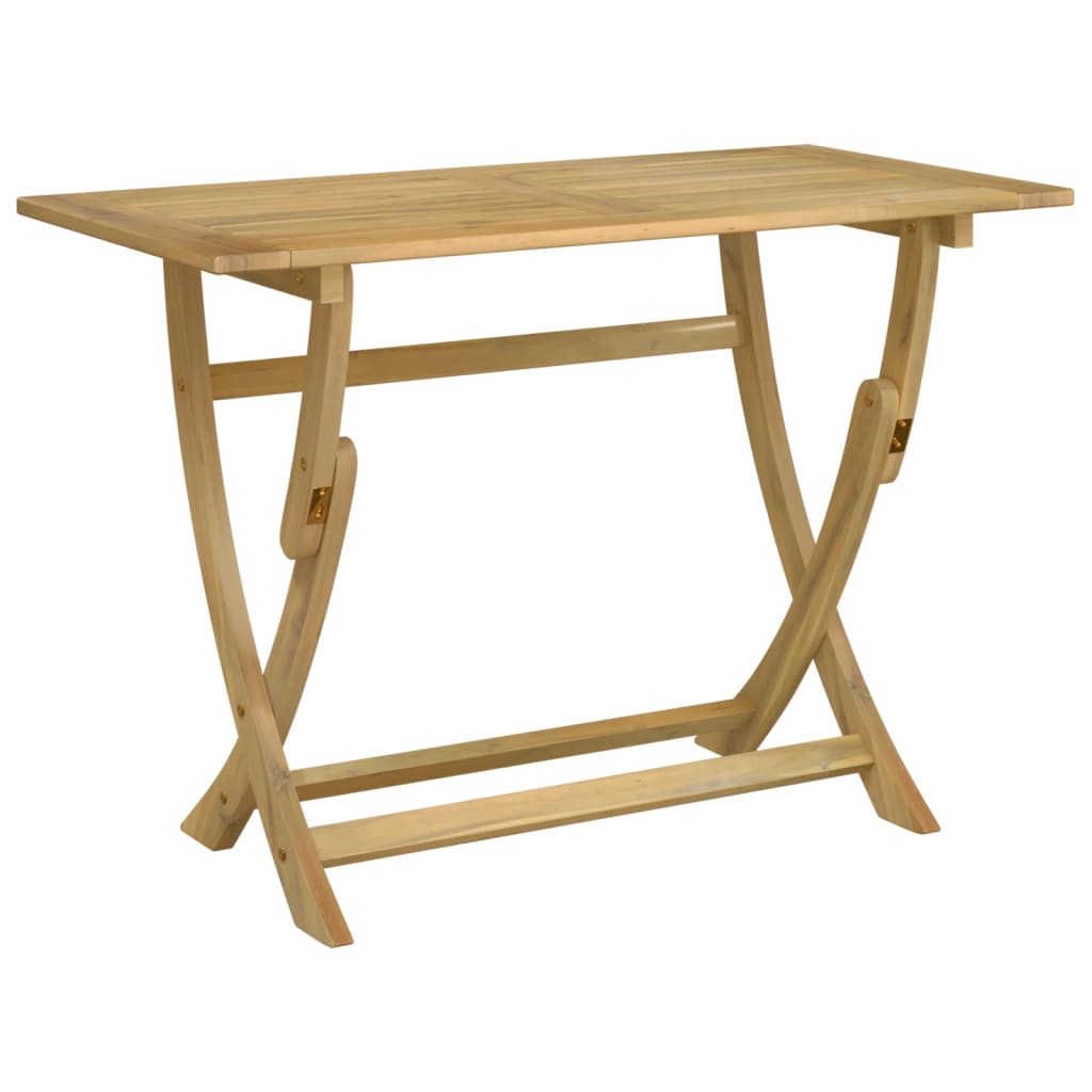 Gartentisch Klappbar 110x55x75 cm Massivholz Akazie