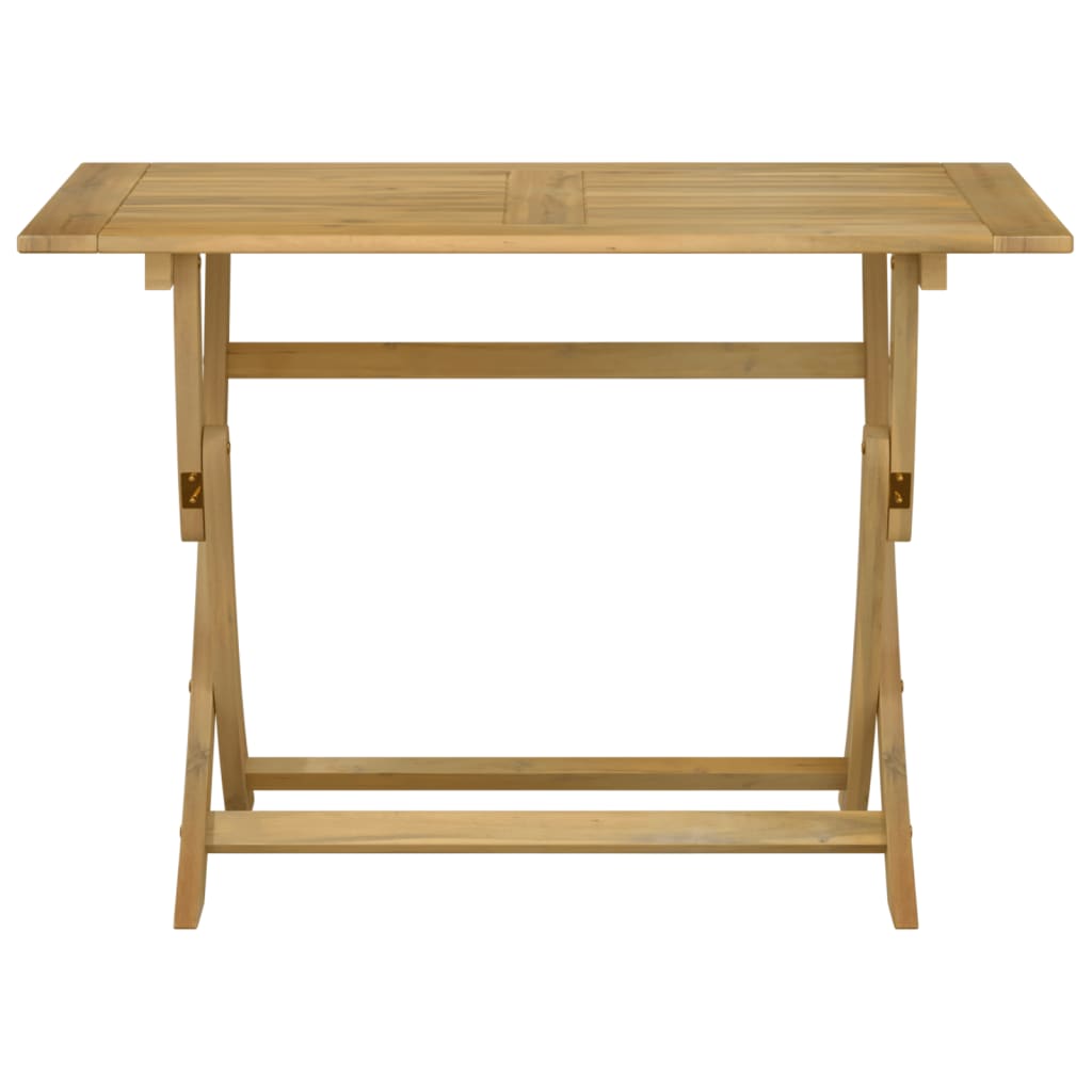 Gartentisch Klappbar 110x55x75 cm Massivholz Akazie