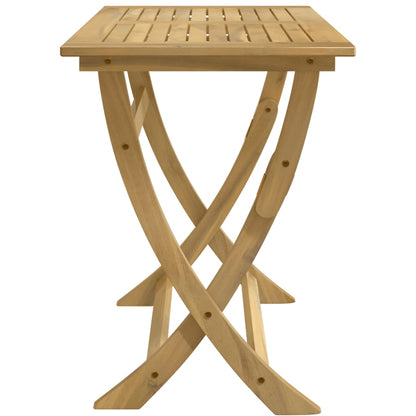 Gartentisch Klappbar 110x55x75 cm Massivholz Akazie