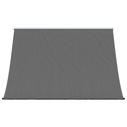 Markise Einziehbar Anthrazit 250x150 cm Stoff und Stahl