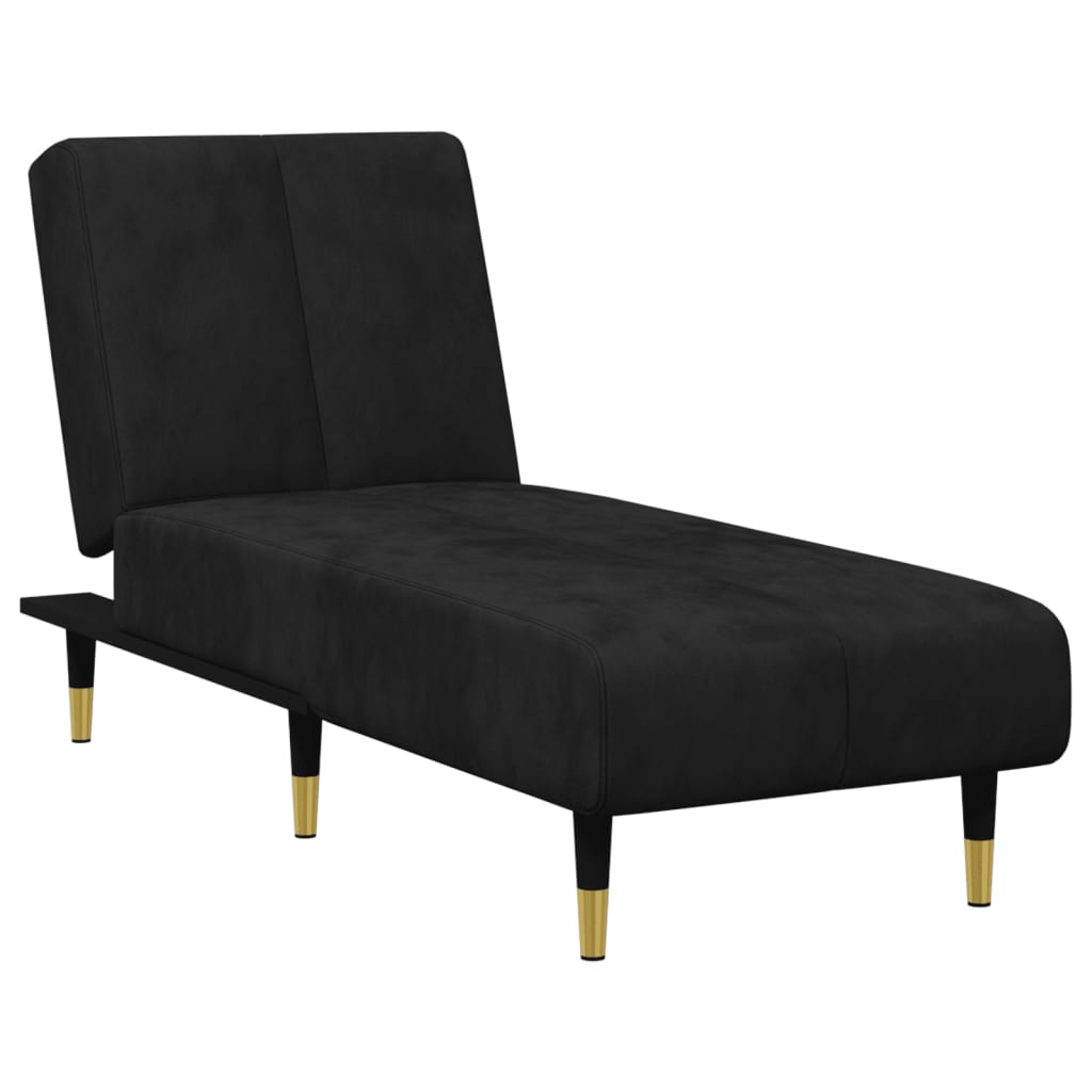 2-piece sofa set black velvet