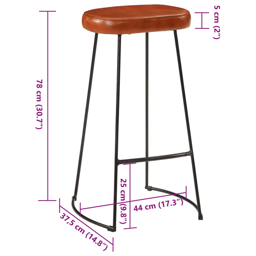 3-tlg. Bar-Set Raues Mangoholz und Metall