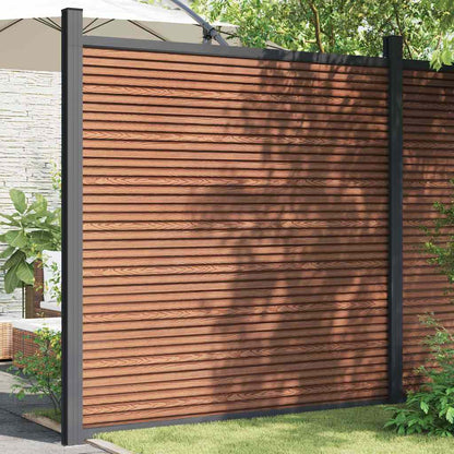 Zaunelement WPC Braun 180x186 cm