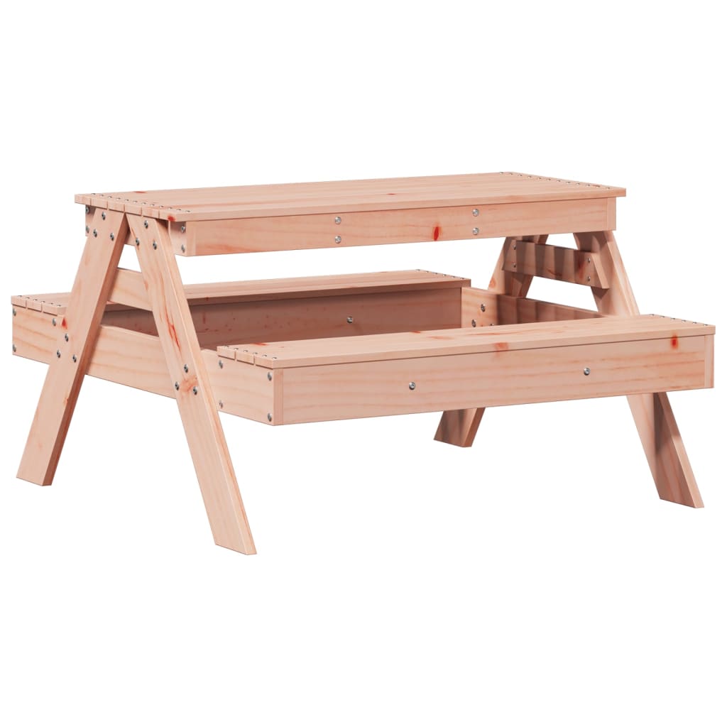 Table de pique-nique pour enfants 88x97x52 cm en bois de sapin de Douglas massif