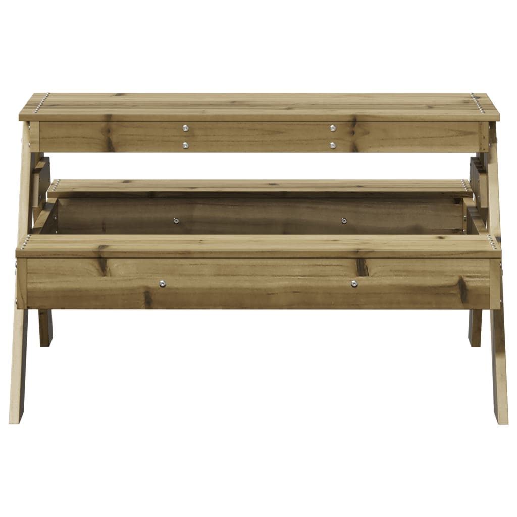 Table de pique-nique pour enfants 88x97x52 cm Bois de pin imprégné