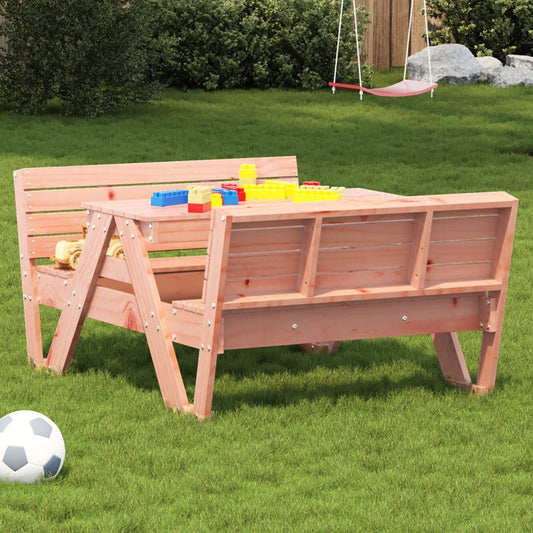 Table de pique-nique pour enfants 88x122x58 cm en bois de sapin de Douglas massif