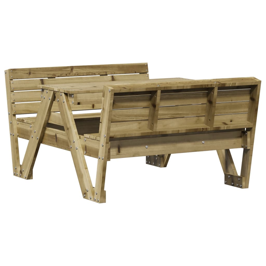 Table de pique-nique pour enfants 88x122x58 cm Bois de pin imprégné