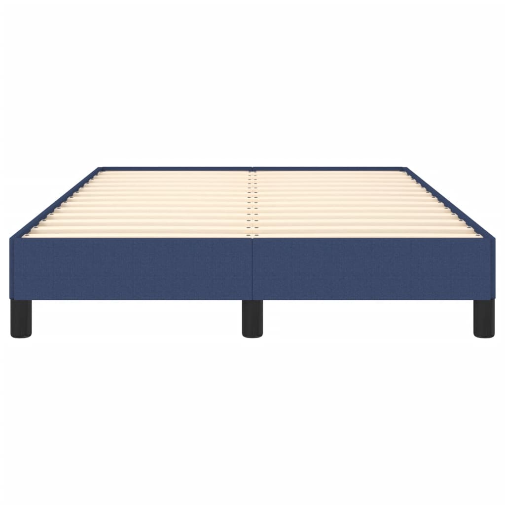Bettgestell ohne Matratze Blau 120x190 cm Stoff