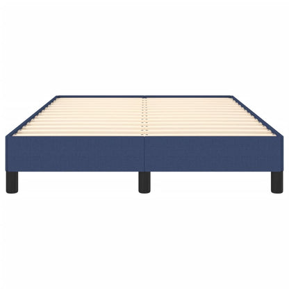 Bettgestell ohne Matratze Blau 120x190 cm Stoff