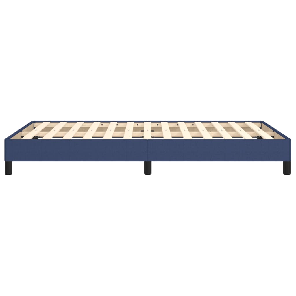 Bettgestell ohne Matratze Blau 120x190 cm Stoff