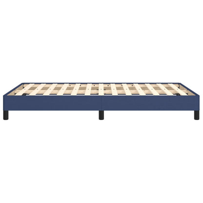 Bettgestell ohne Matratze Blau 120x190 cm Stoff