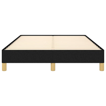 Bettgestell ohne Matratze Schwarz 120x190 cm Stoff