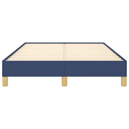 Bettgestell ohne Matratze Blau 120x190 cm Stoff