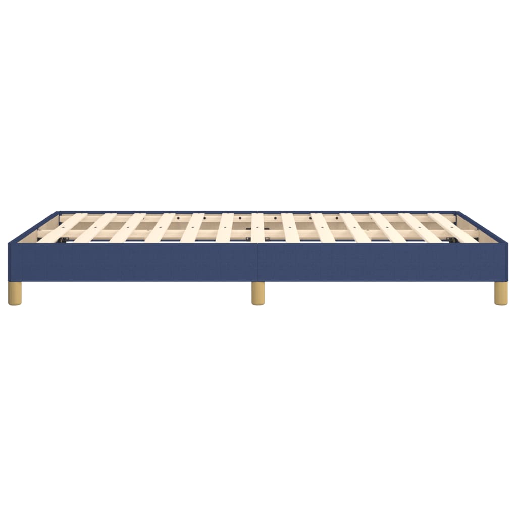 Bettgestell ohne Matratze Blau 120x190 cm Stoff