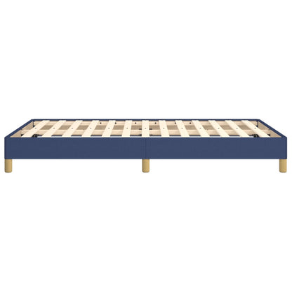 Bettgestell ohne Matratze Blau 120x190 cm Stoff