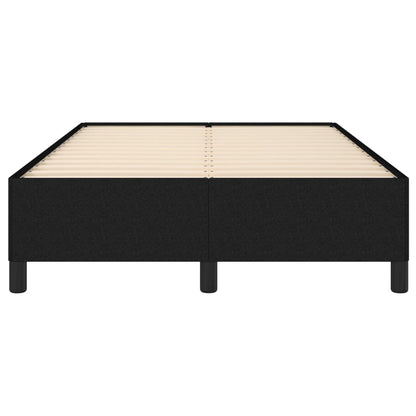 Bettgestell ohne Matratze Schwarz 120x190 cm Stoff