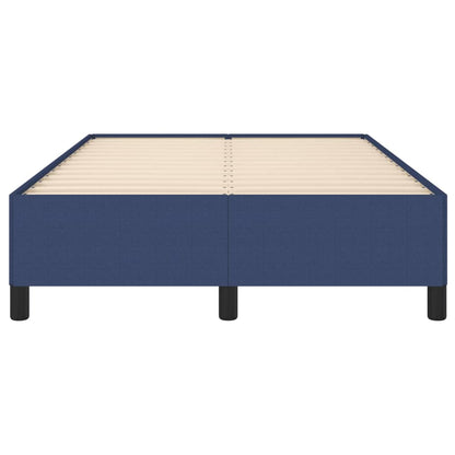 Bettgestell ohne Matratze Blau 120x190 cm Stoff