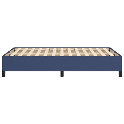 Bettgestell ohne Matratze Blau 120x190 cm Stoff