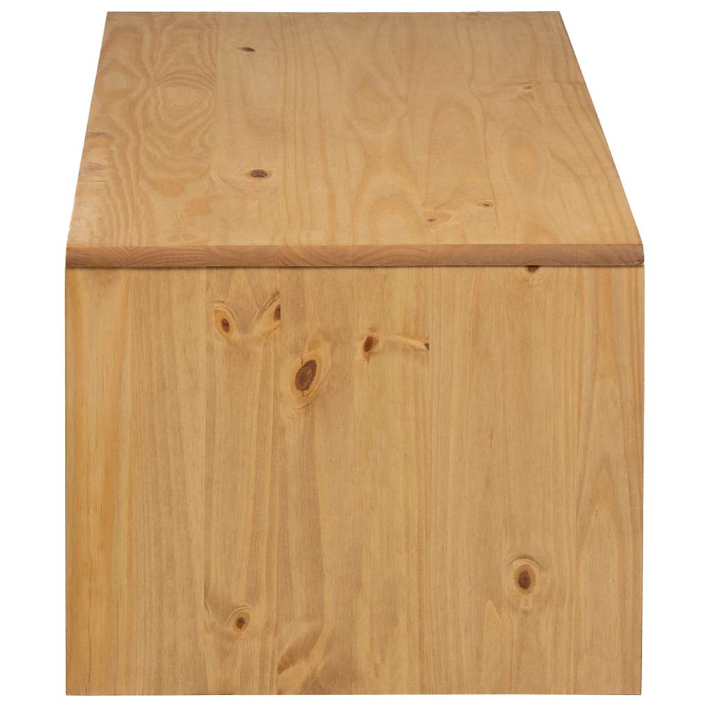 Couchtisch SAUDA Eiche-Optik 99x55x45 cm Massivholz Kiefer