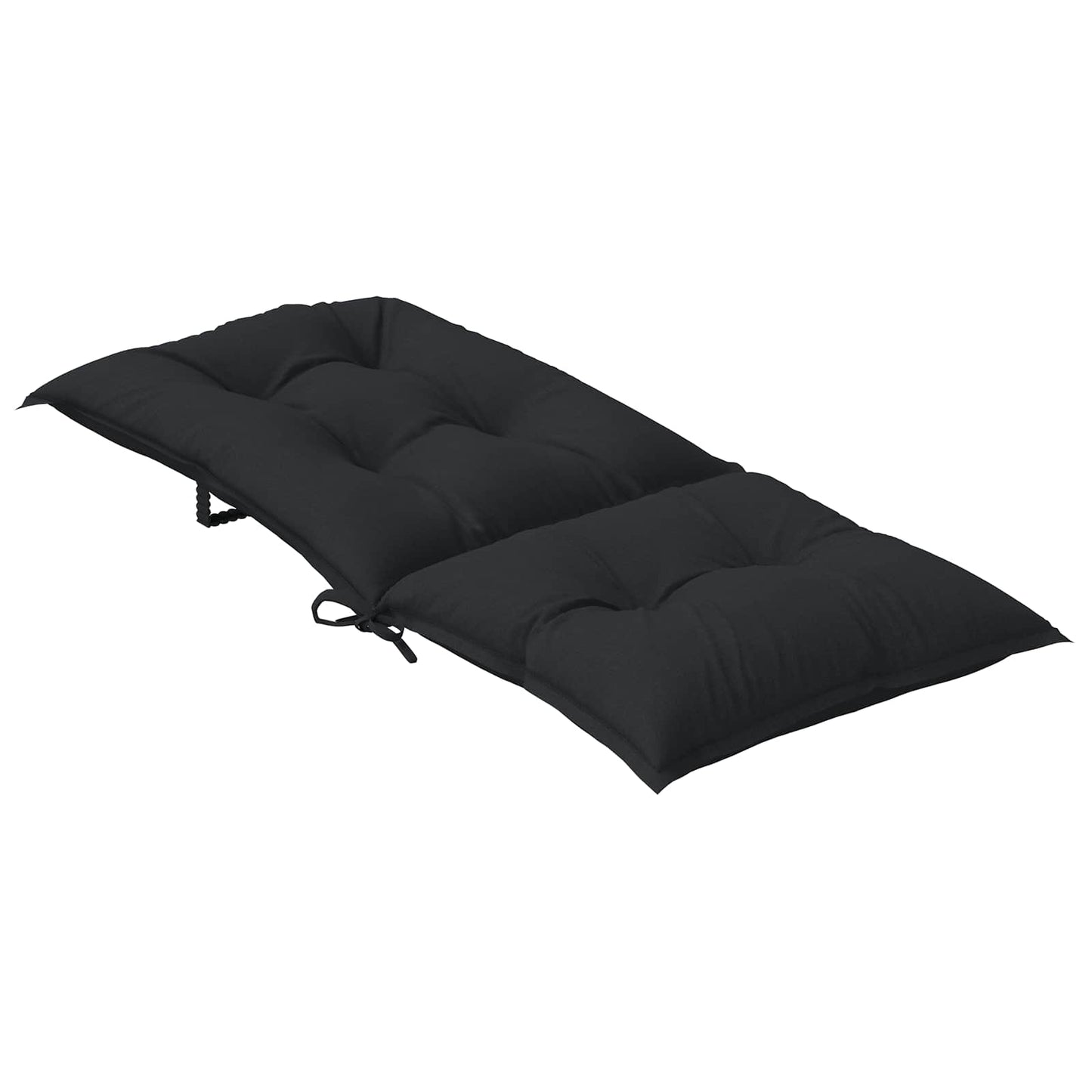Set Hochlehner-Stuhlkissen 2 pcs Melange Schwarz
