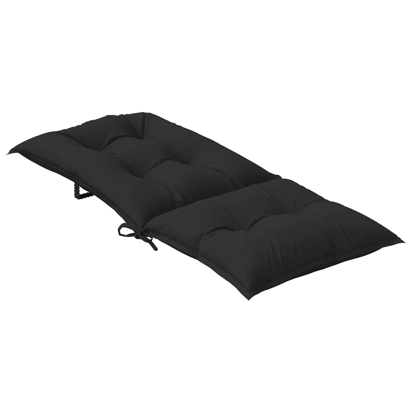 Set Hochlehner-Stuhlkissen 2 pcs Melange Schwarz