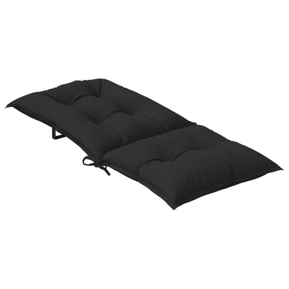 Set Hochlehner-Stuhlkissen 4 stk. Polyester Melange Schwarz