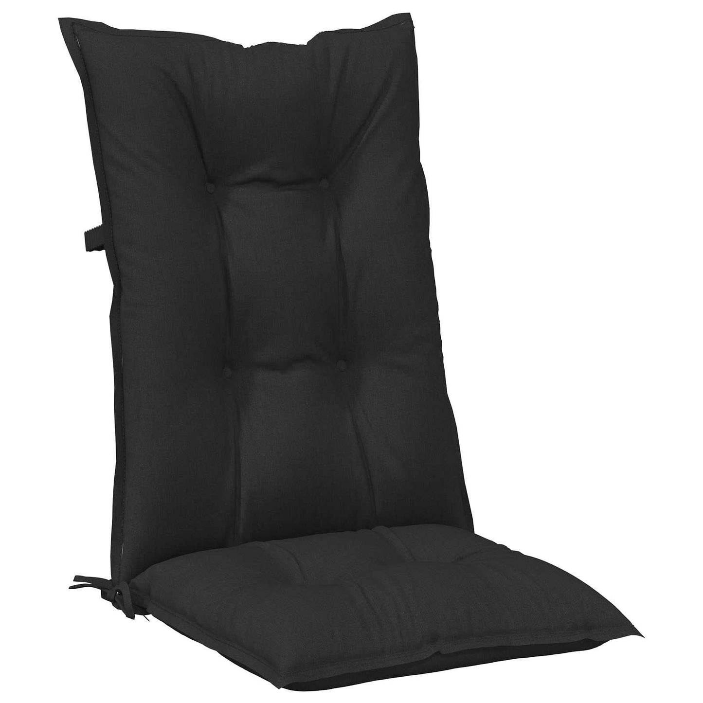 Set Hochlehner-Stuhlkissen 4 pcs Melange Schwarz
