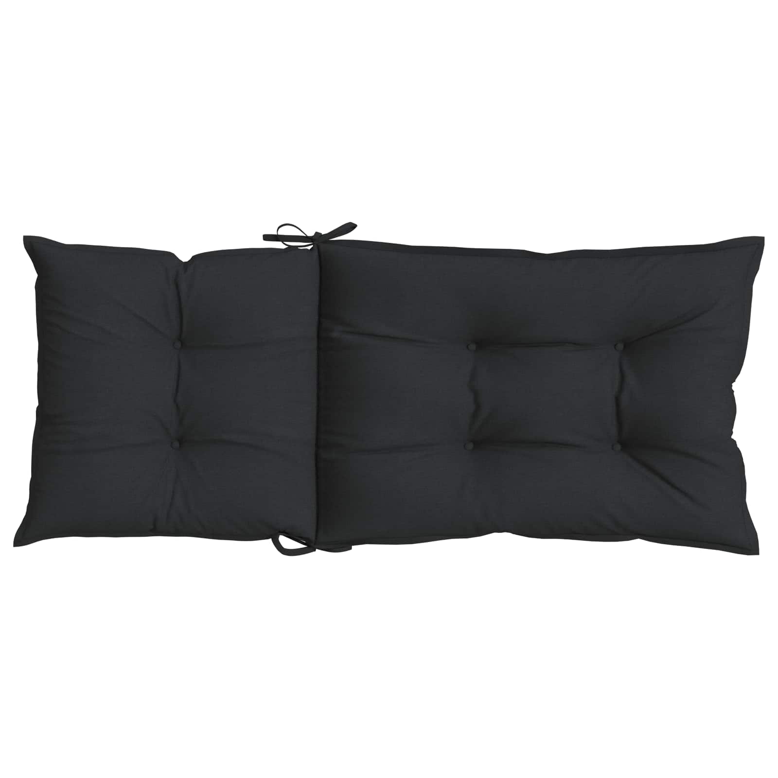 Set Hochlehner-Stuhlkissen 4 pcs Melange Schwarz